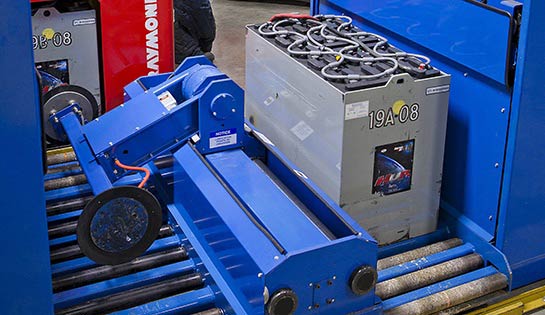 Forklift Battery Handling System