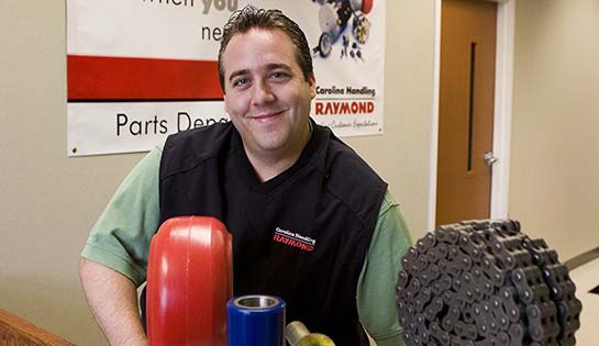 Raymond Forklift Parts, Carolina Handling